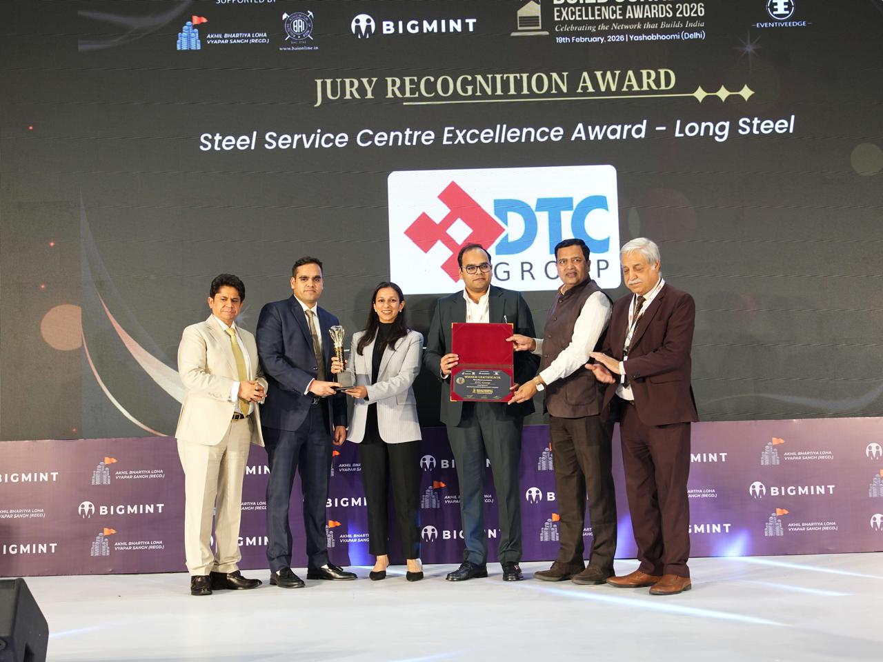 Steel Service Center Excellence Award